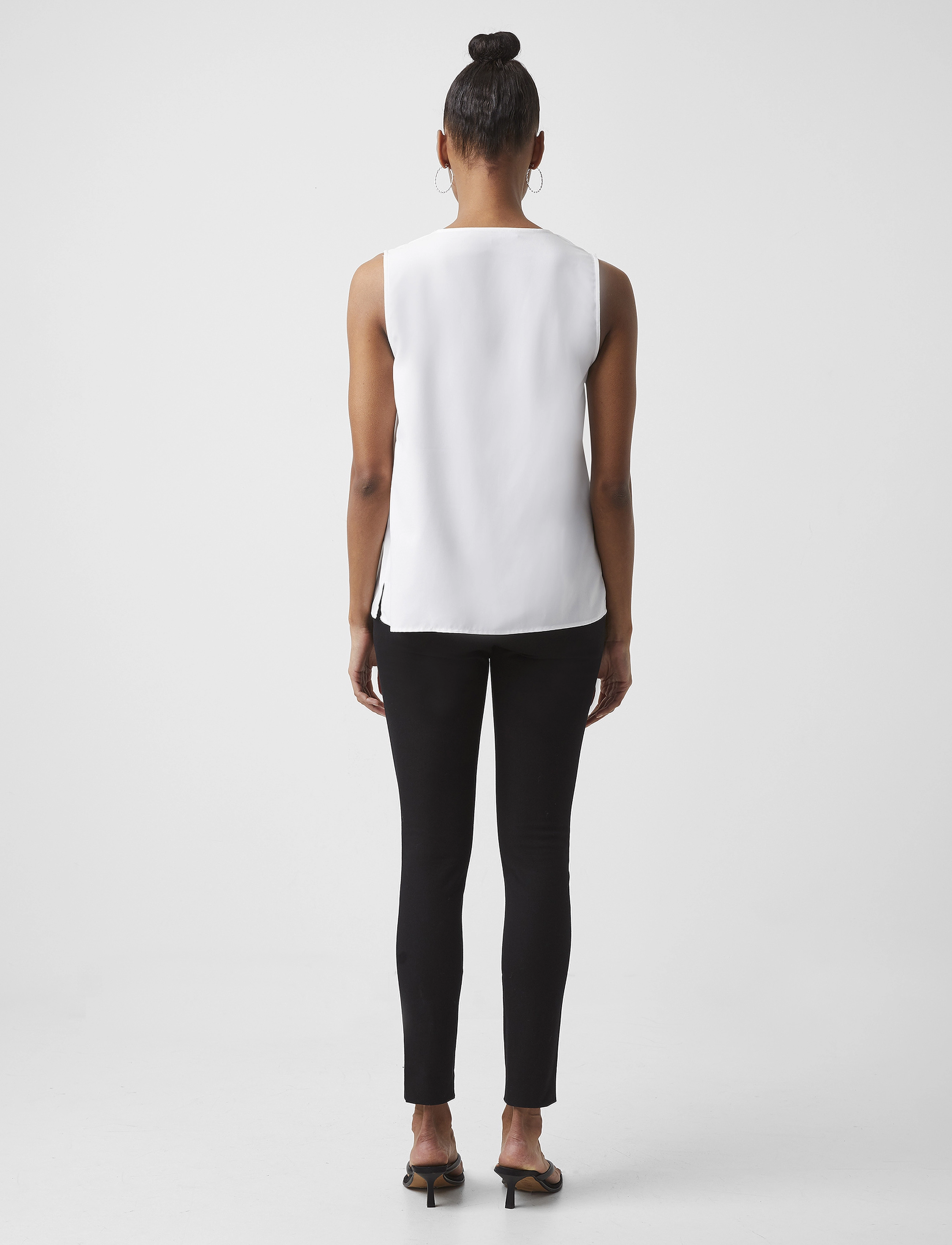 French Connection - STREET TWILL SKINNY TROUSER. - black - 4