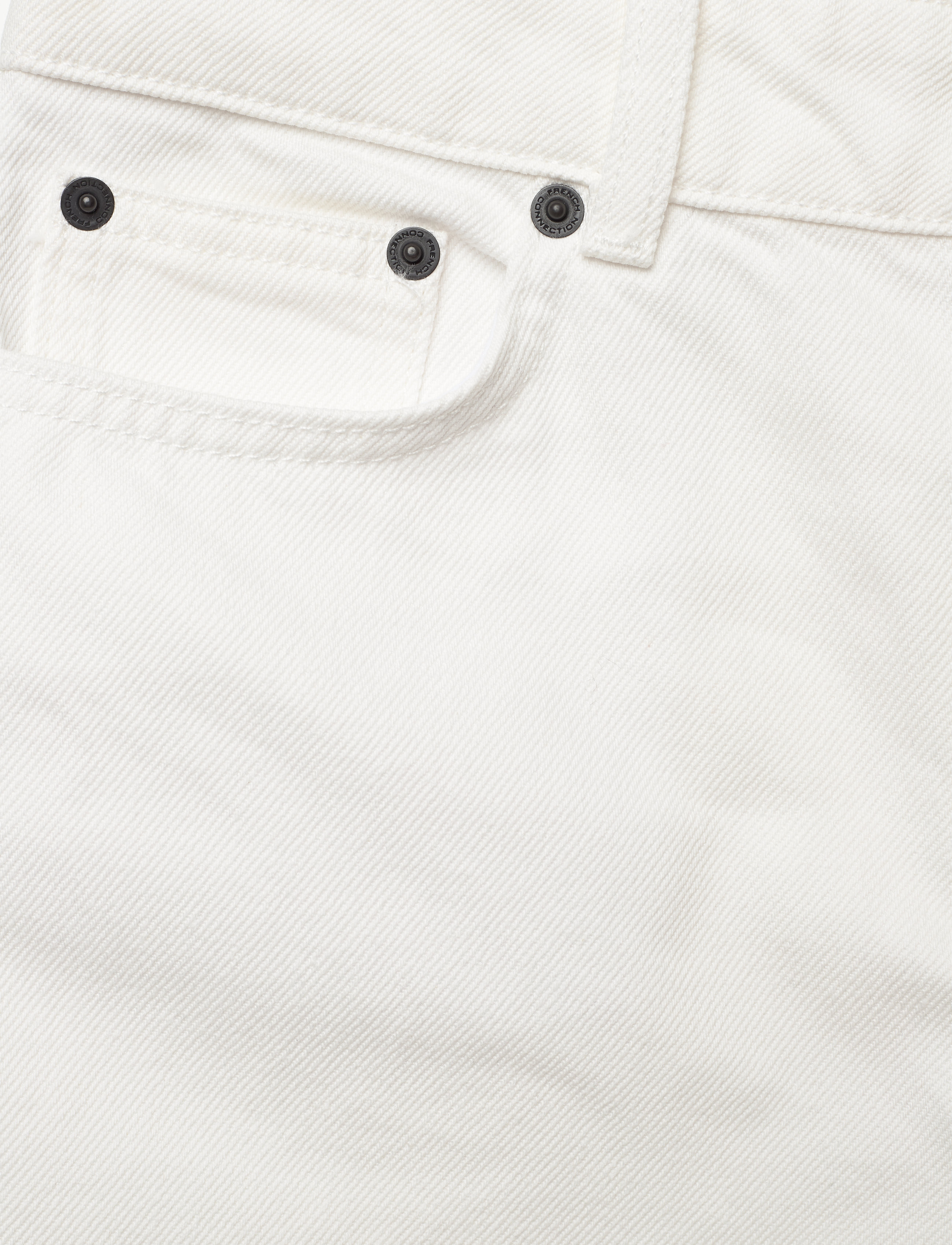 French Connection - PALMIRA DENIM HW STRT LG JEAN - summer white - 2