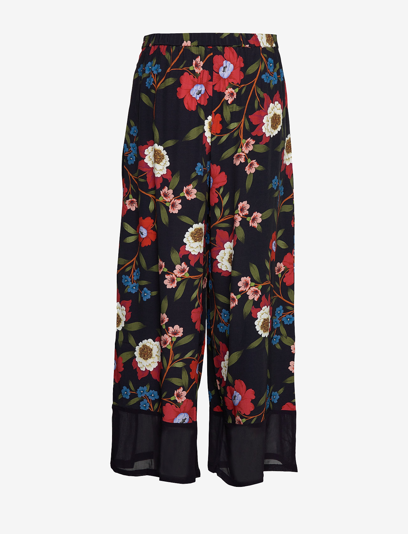French Connection - ELOISE DRAPE 2 PRINTD CULOTTES - utility blue multi - 1