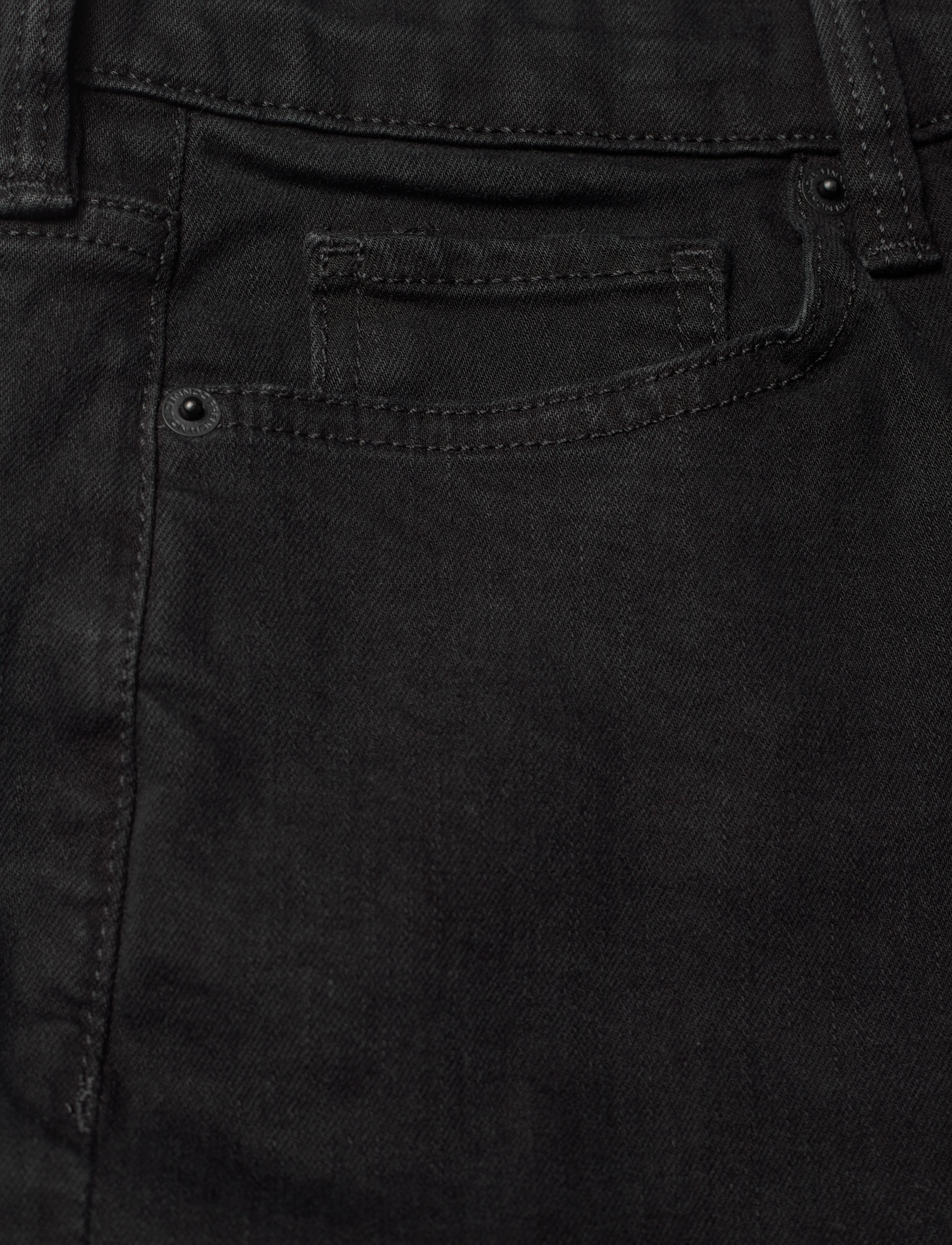 French Connection - STRETCH CIGARETTE FULL LNG DNM - straight jeans - black - 5