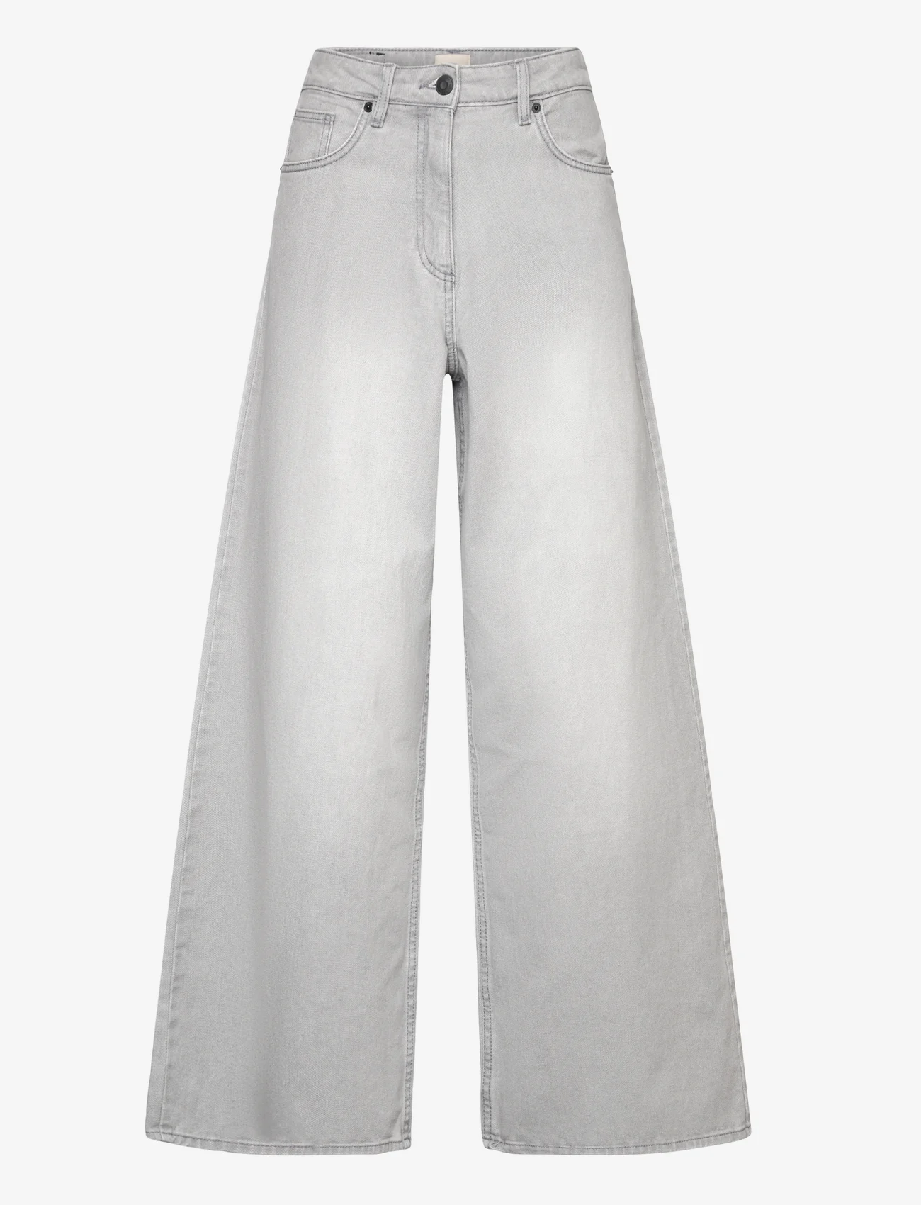 French Connection - DENVER DENIM RELAXED WIDE LEG - platūs džinsai - arctic grey - 0