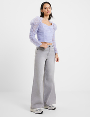 French Connection - DENVER DENIM RELAXED WIDE LEG - brede jeans - arctic grey - 2