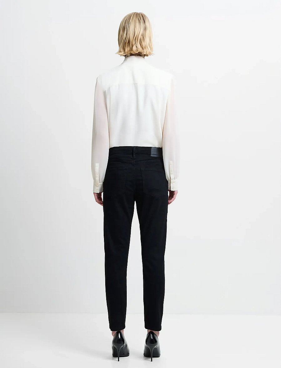 French Connection - STRETCH CIGARETTE ANKLE DENIM - slim-fit-jeans - black - 3