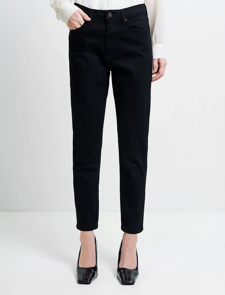 French Connection - STRETCH CIGARETTE ANKLE DENIM - slim-fit-jeans - black - 4