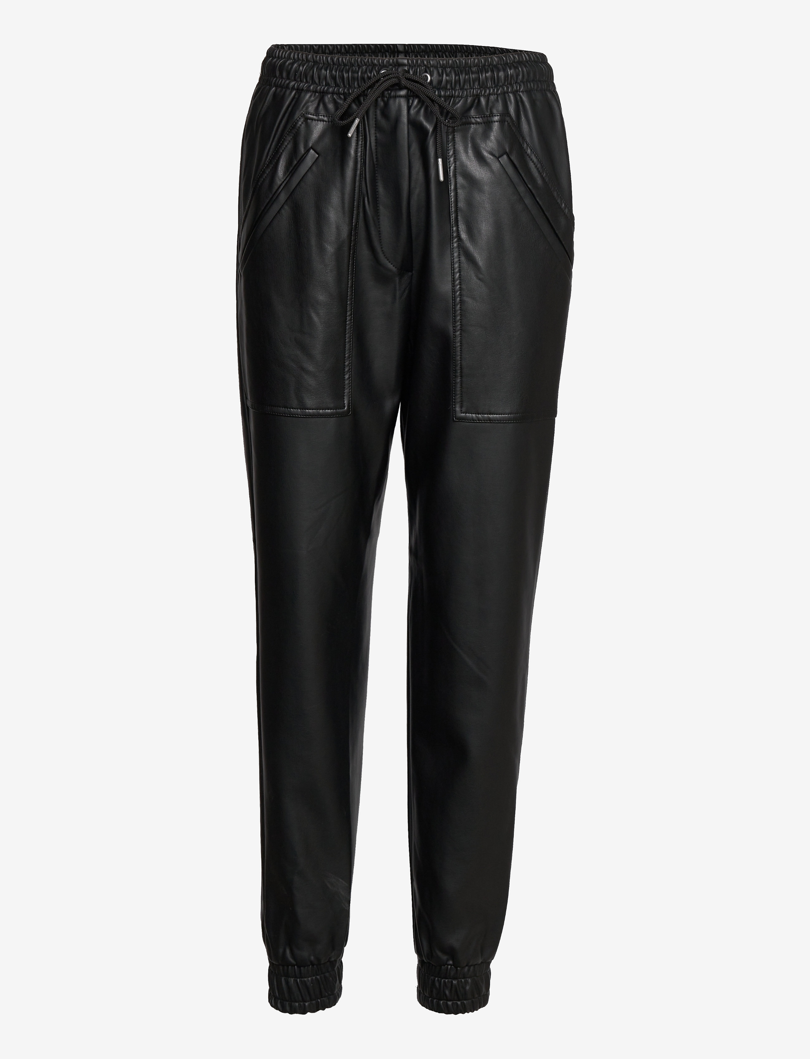 French Connection - CROLENDA PU JOGGER - black - 1