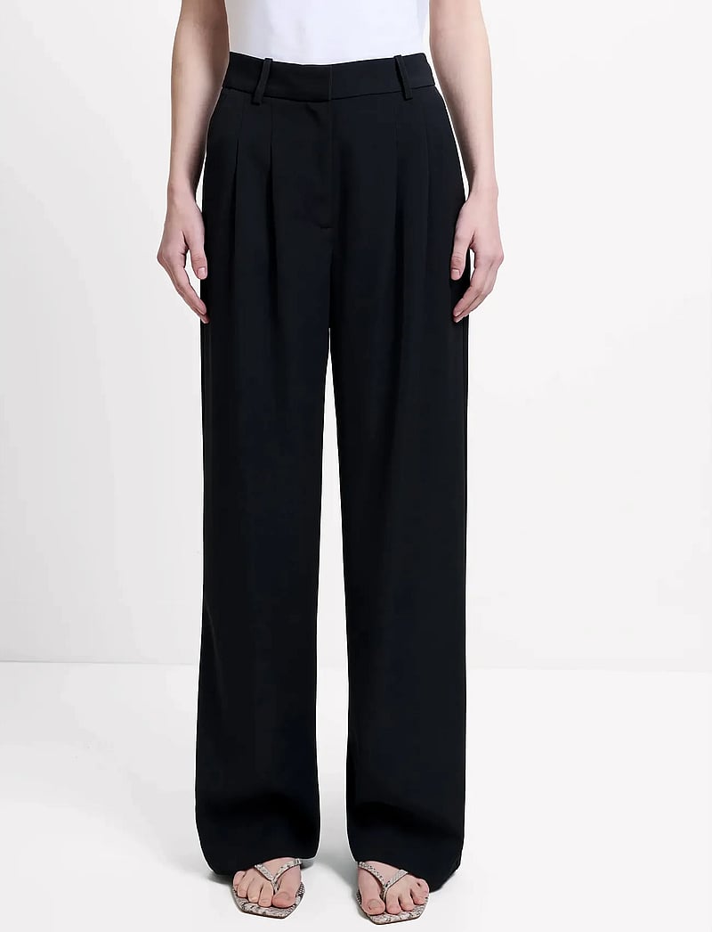 French Connection - HARRIE SUITING TROUSER - pantalons - blackout - 4