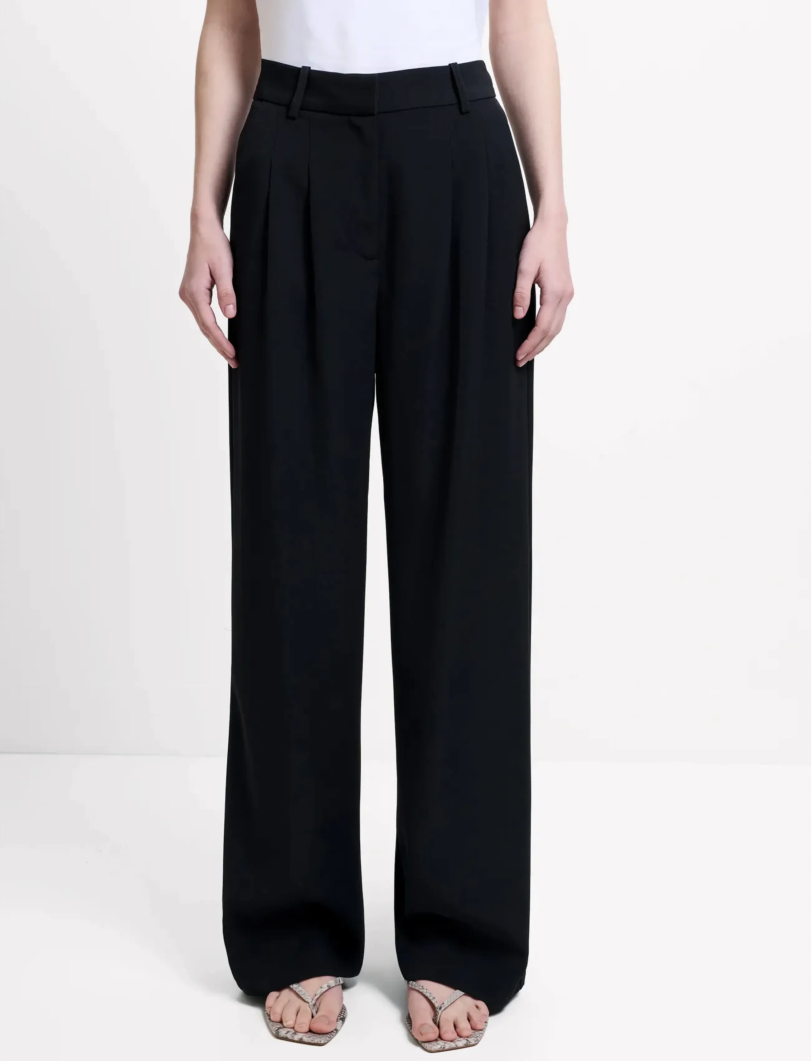 French Connection - HARRIE SUITING TROUSER - pidulikud püksid - blackout - 4