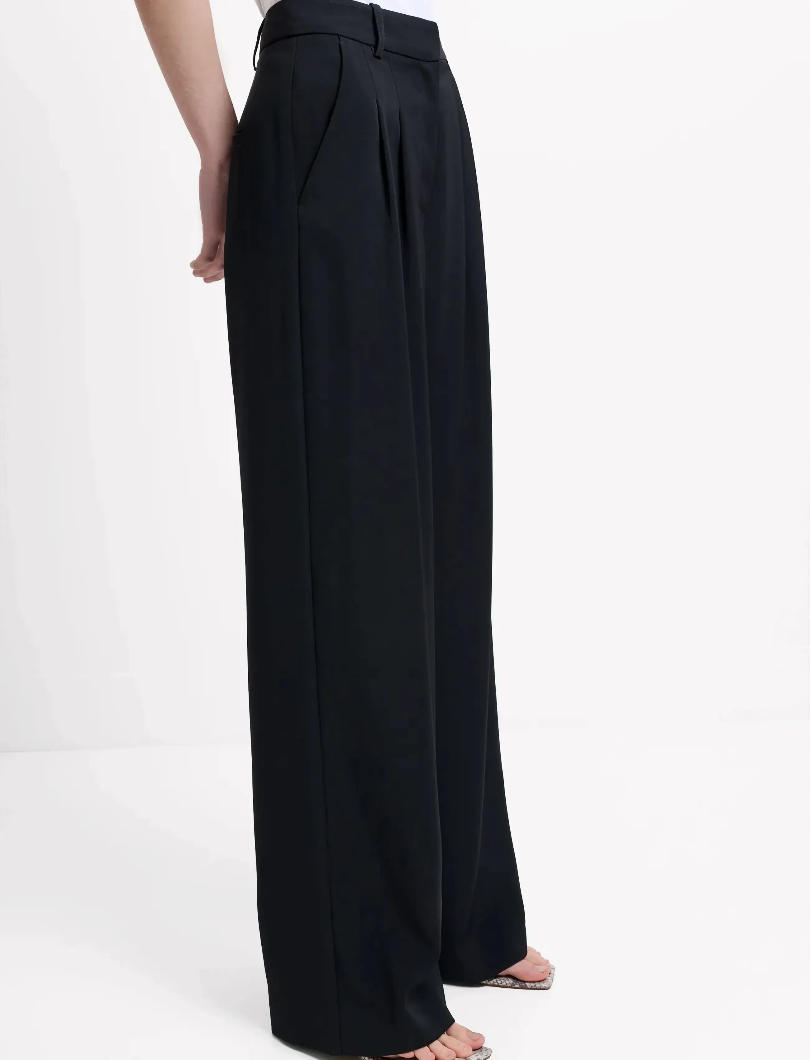 French Connection - HARRIE SUITING TROUSER - pidulikud püksid - blackout - 5