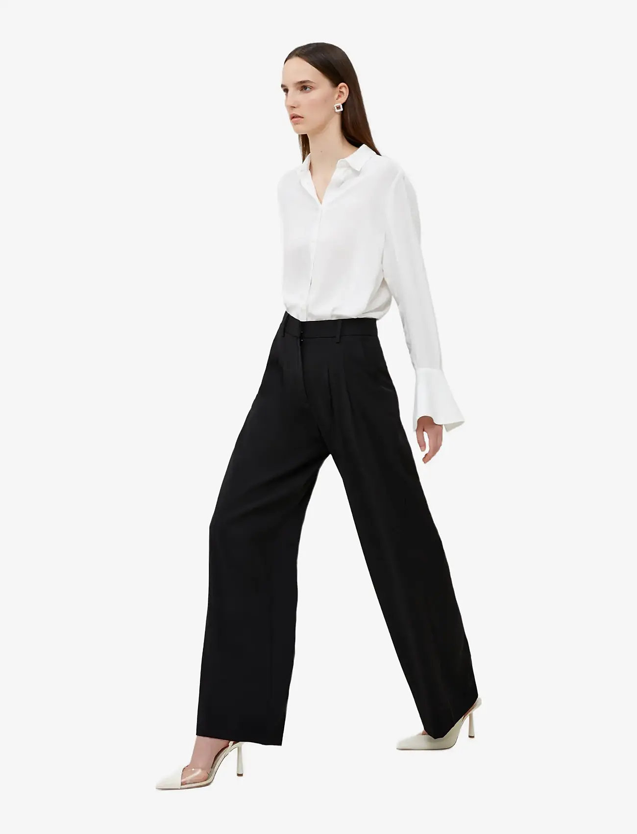 French Connection - HARRIE SUITING TROUSER - kostymbyxor - blackout - 2