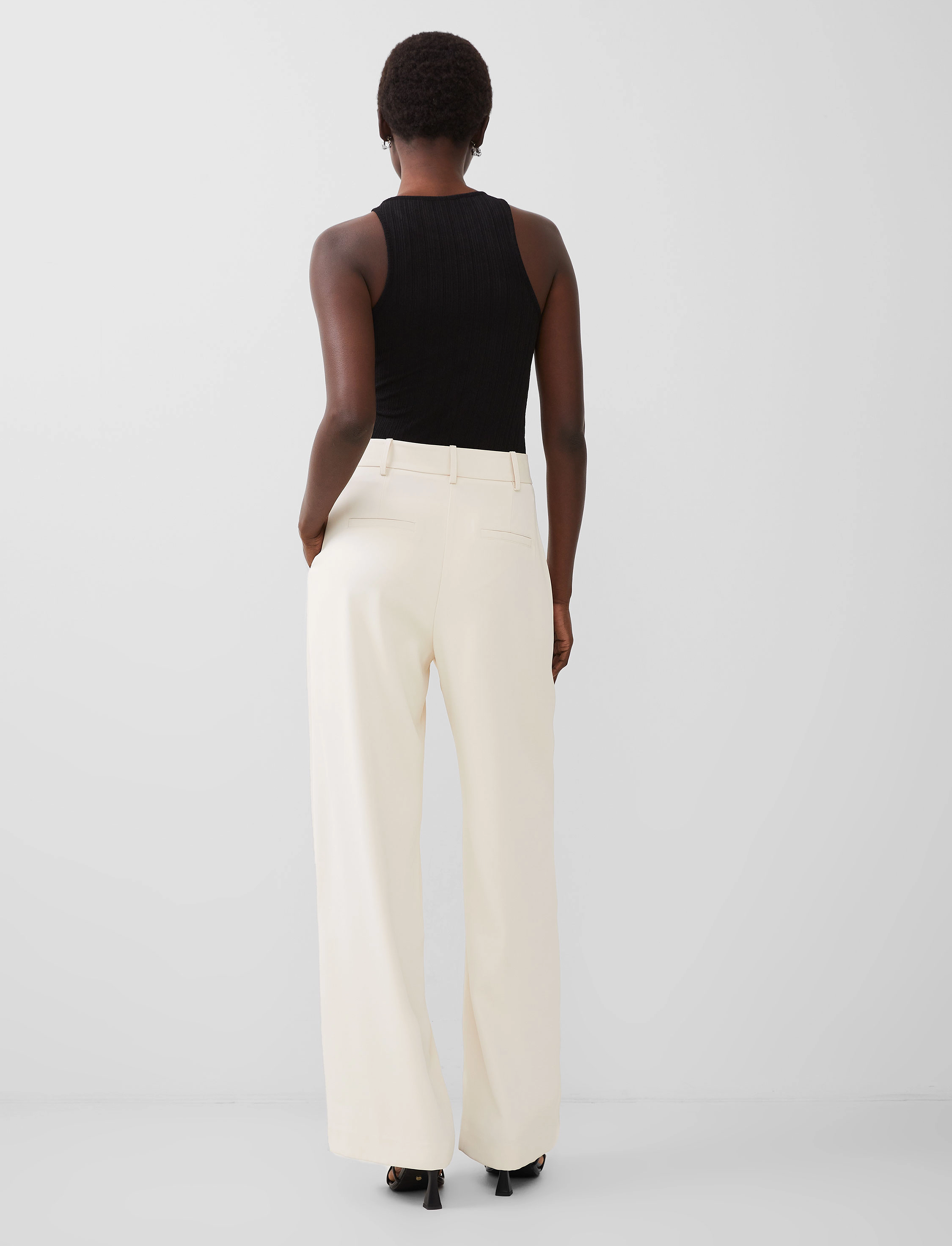 French Connection - HARRIE SUITING TROUSER - habitbukser - classic cream - 3