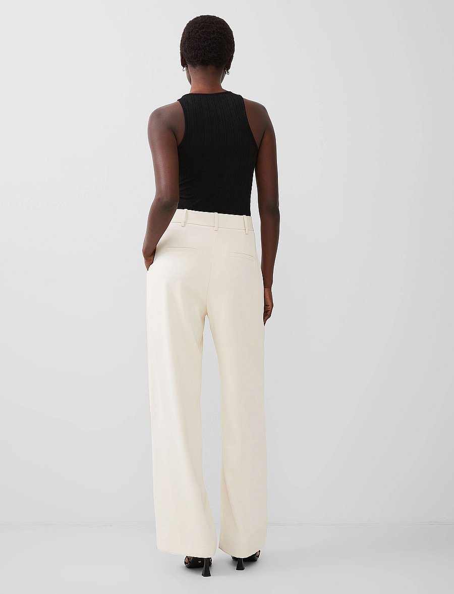 French Connection - HARRIE SUITING TROUSER - anzugshosen - classic cream - 3