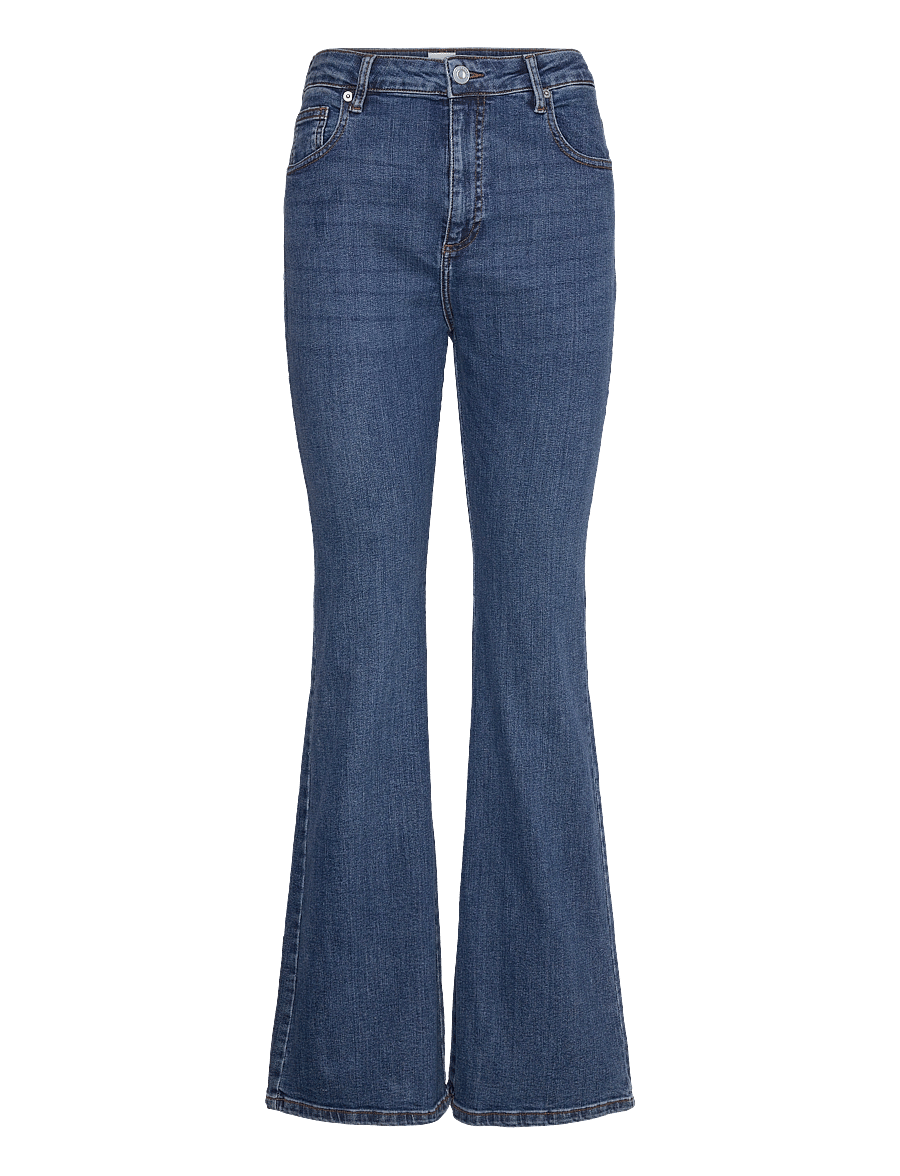French Connection - TOMS DENIM FLARED JEAN - schlaghosen - mid wash - 1