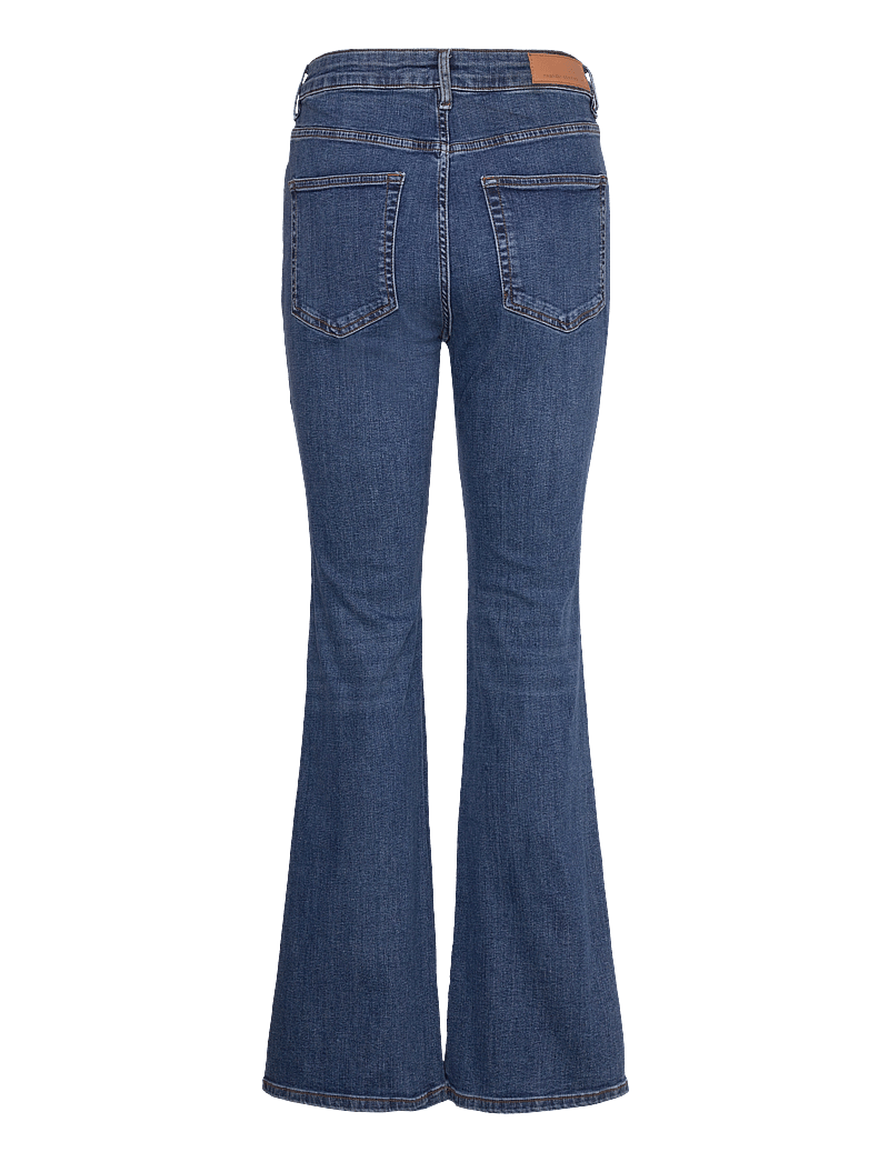 French Connection - TOMS DENIM FLARED JEAN - utsvängda jeans - mid wash - 2