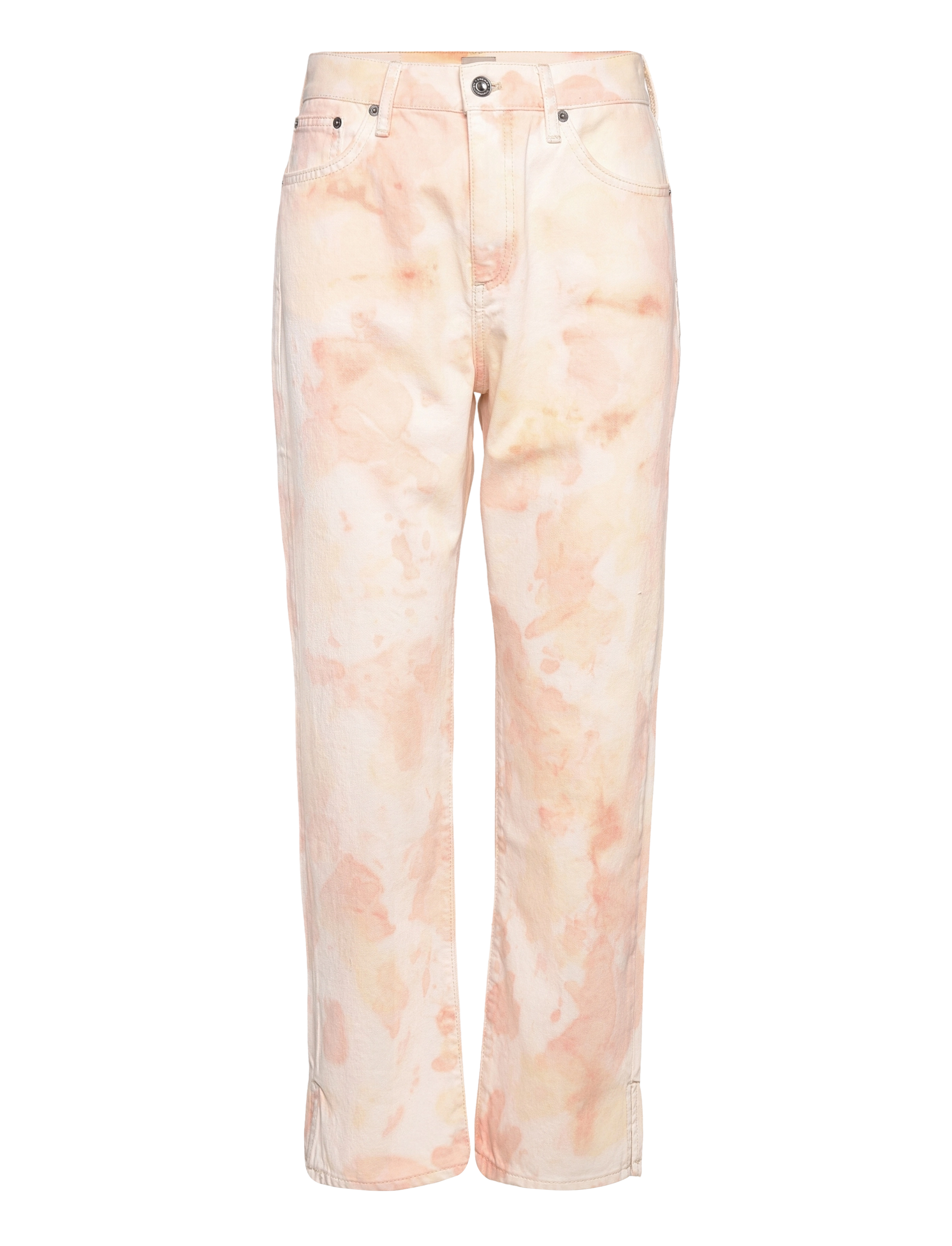 French Connection - ORG ZARAY NATURLDYE CROPPD JNS - straight jeans - earthy tie dye - 0
