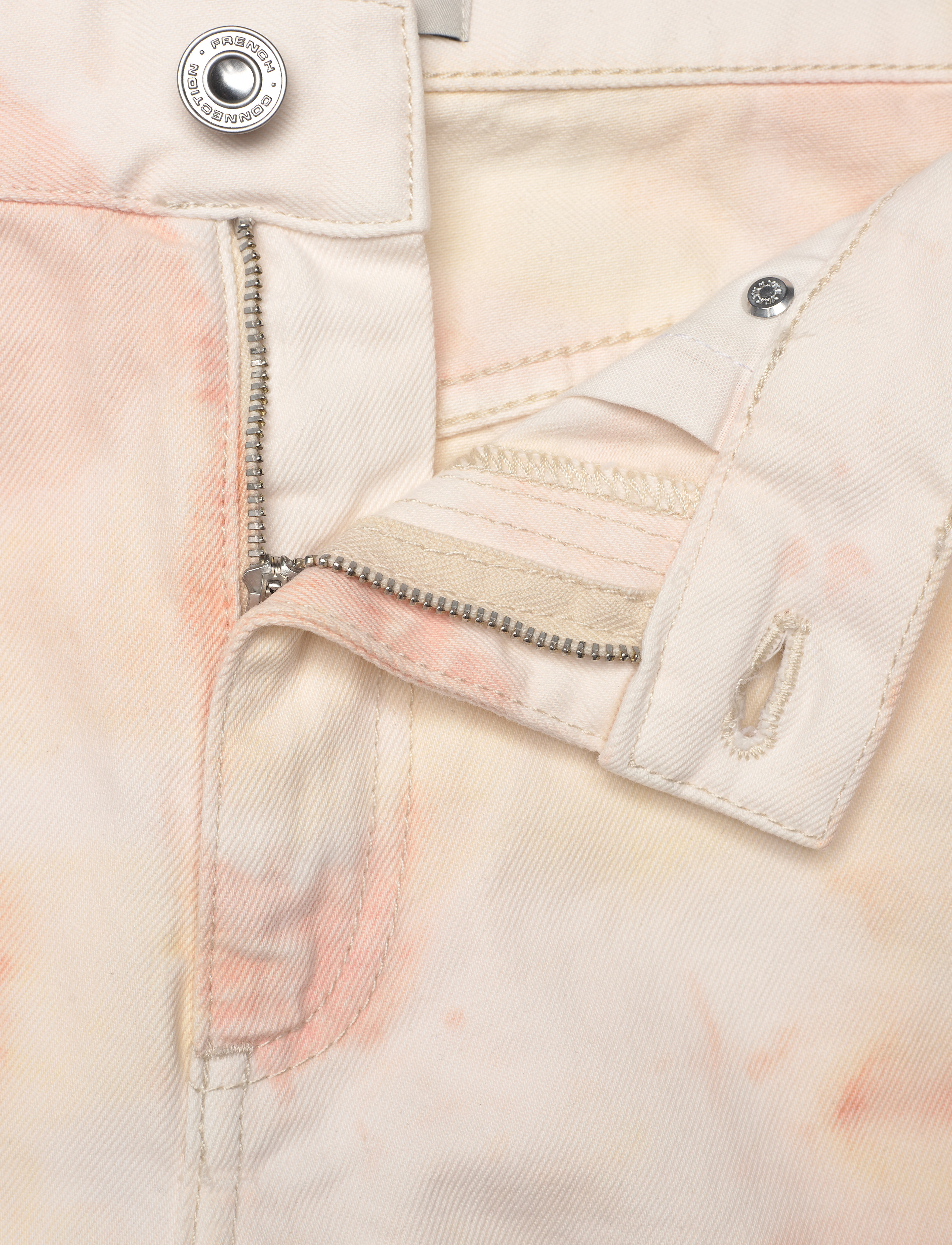 French Connection - ORG ZARAY NATURLDYE CROPPD JNS - straight jeans - earthy tie dye - 3