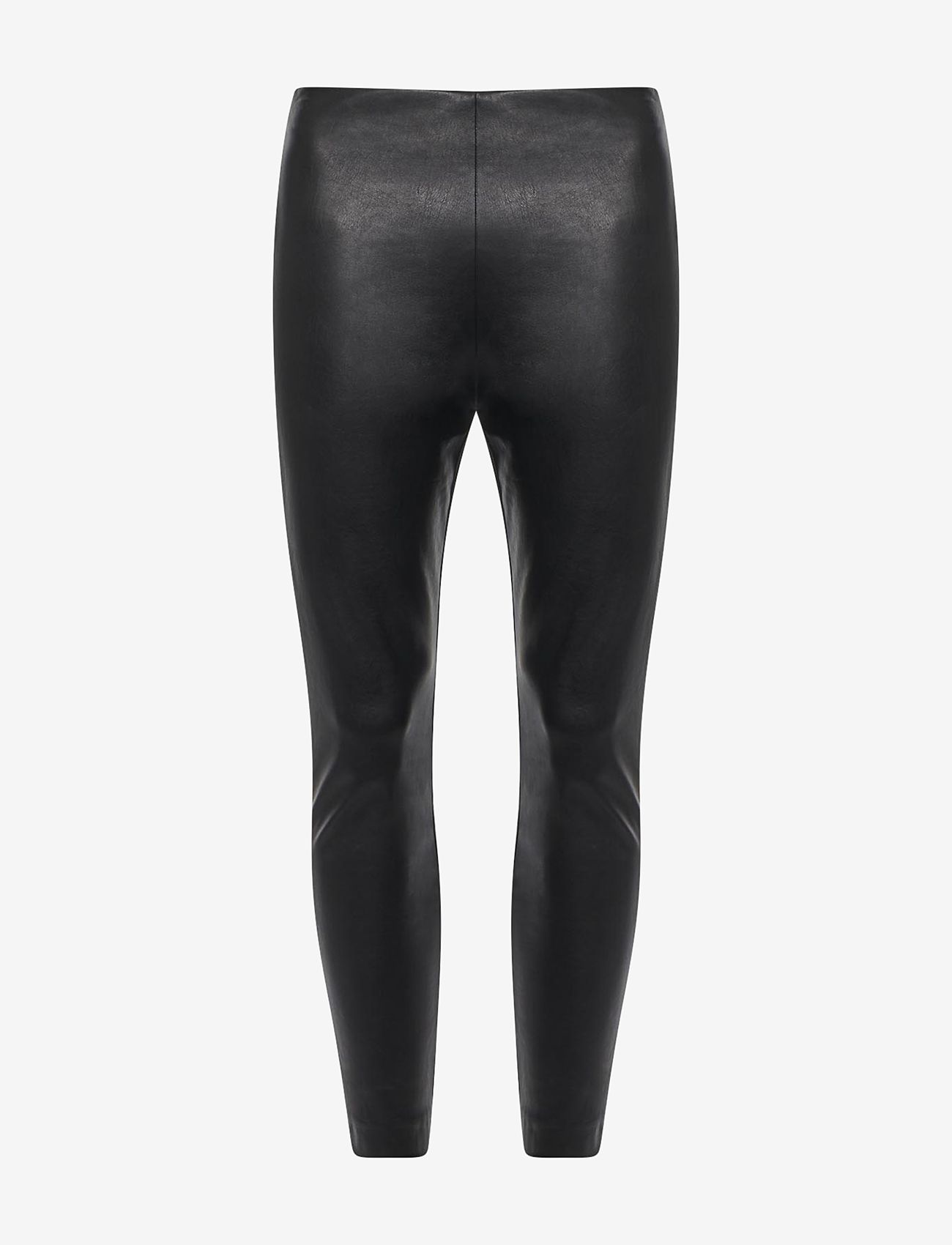 French Connection - ETTA REC VEG LTHR SKINNY TRSR - party wear at outlet prices - black - 0