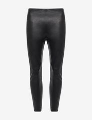 French Connection - ETTA REC VEG LTHR SKINNY TRSR - party wear at outlet prices - black - 0