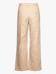 French Connection - HIGH WAIST PLEAT FRONT - wide leg trousers - stone - 1