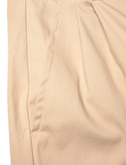 French Connection - HIGH WAIST PLEAT FRONT - leveälahkeiset housut - stone - 2