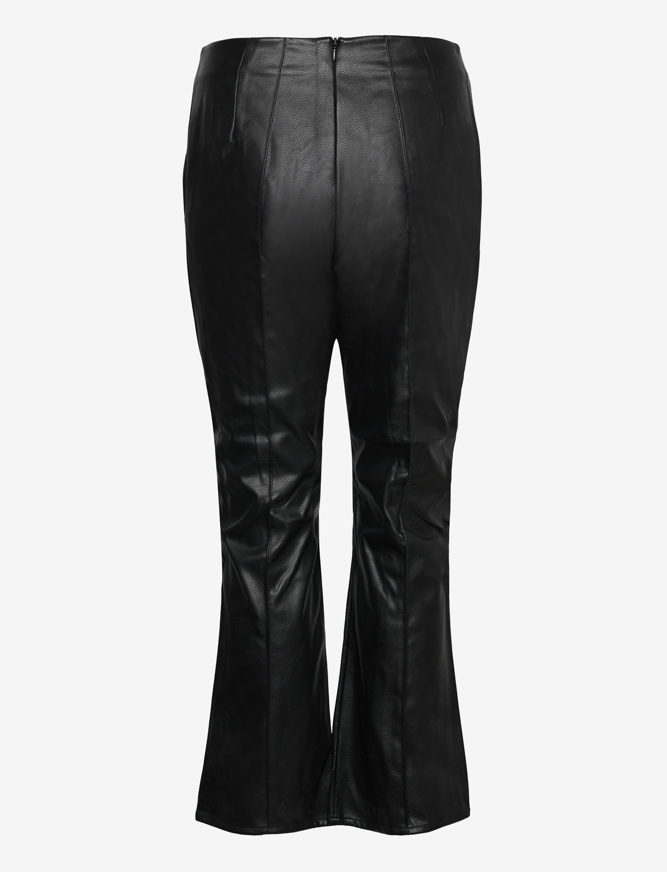 French Connection - CLAUDIA PU STRETCH TROUSER - læderbukser - blackout - 1