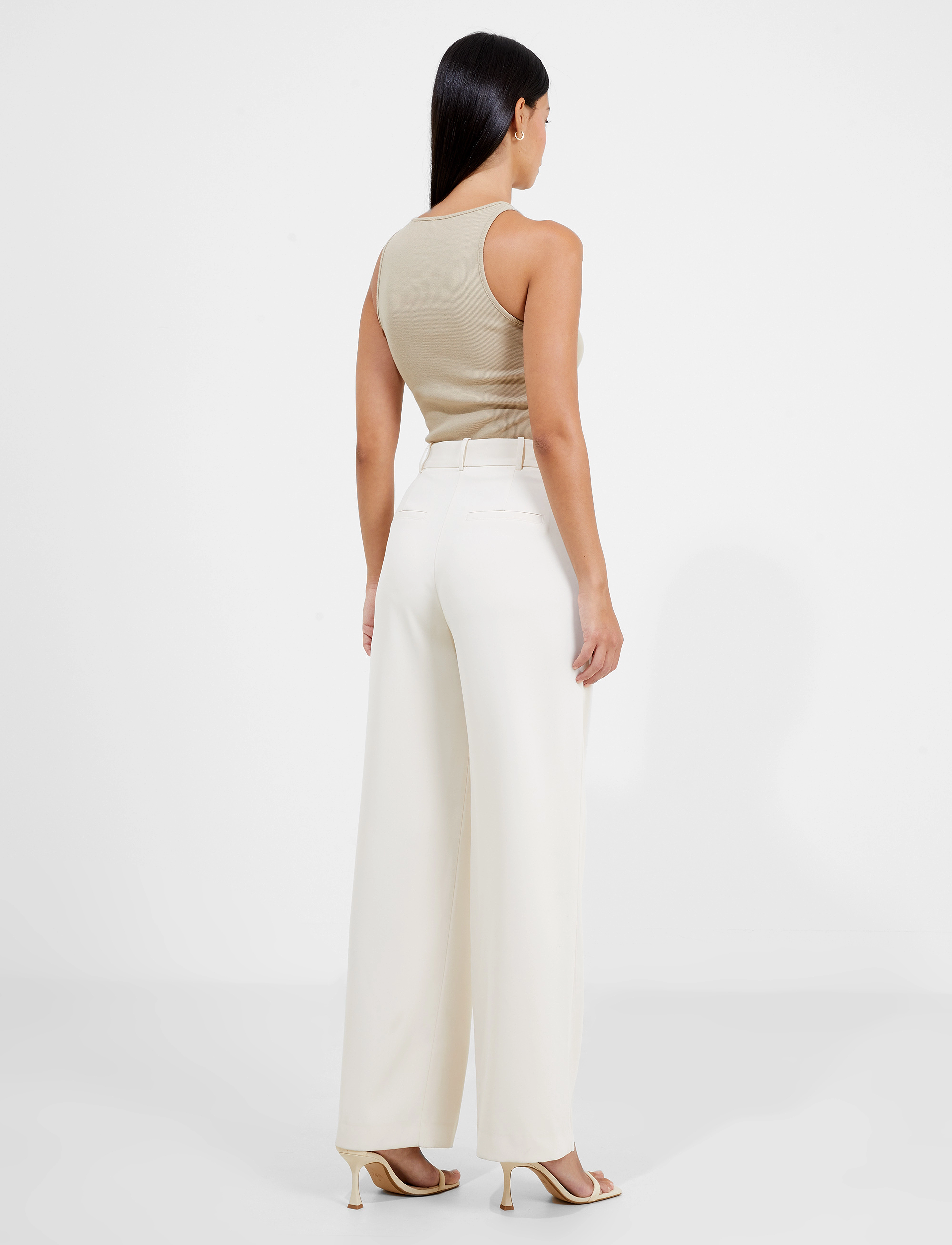 French Connection - HARRY SUITING TROUSERS - classic cream - 3