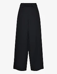 French Connection - ECHO CREPE FULL LENGTH TROUSER - hosen mit weitem bein - blackout - 0
