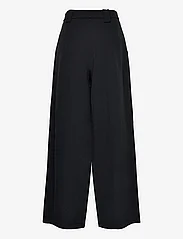 French Connection - ECHO CREPE FULL LENGTH TROUSER - hosen mit weitem bein - blackout - 1