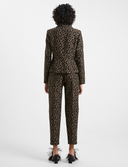 French Connection - ESTELLA JACQUARD TROUSERS - tailored trousers - blackout - 4
