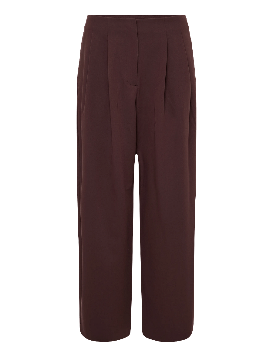 French Connection - RENA PLEATED TROUSER - pantalons habillés - cherry liqueur - 0