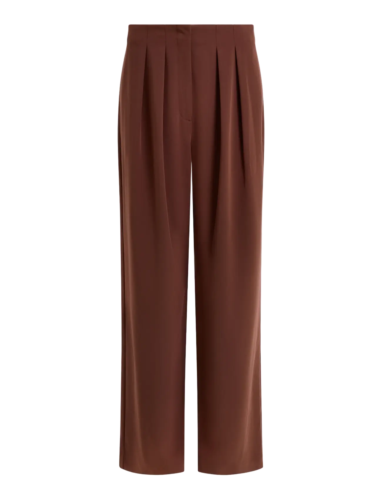 French Connection RENA PLEATED TROUSER - Hosen - CHERRY LIQUEUR / burgundy