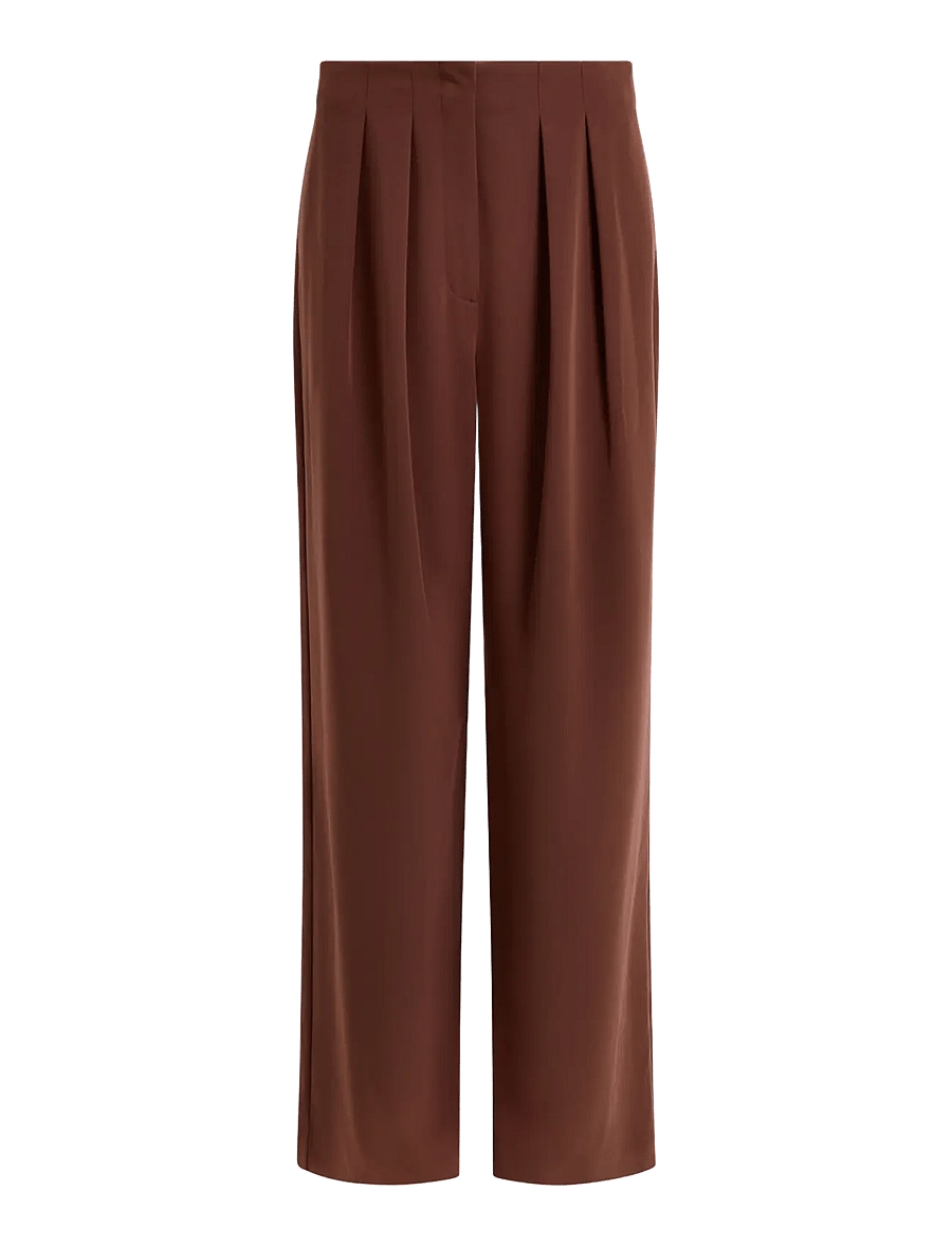 French Connection - RENA PLEATED TROUSER - anzugshosen - cherry liqueur - 0