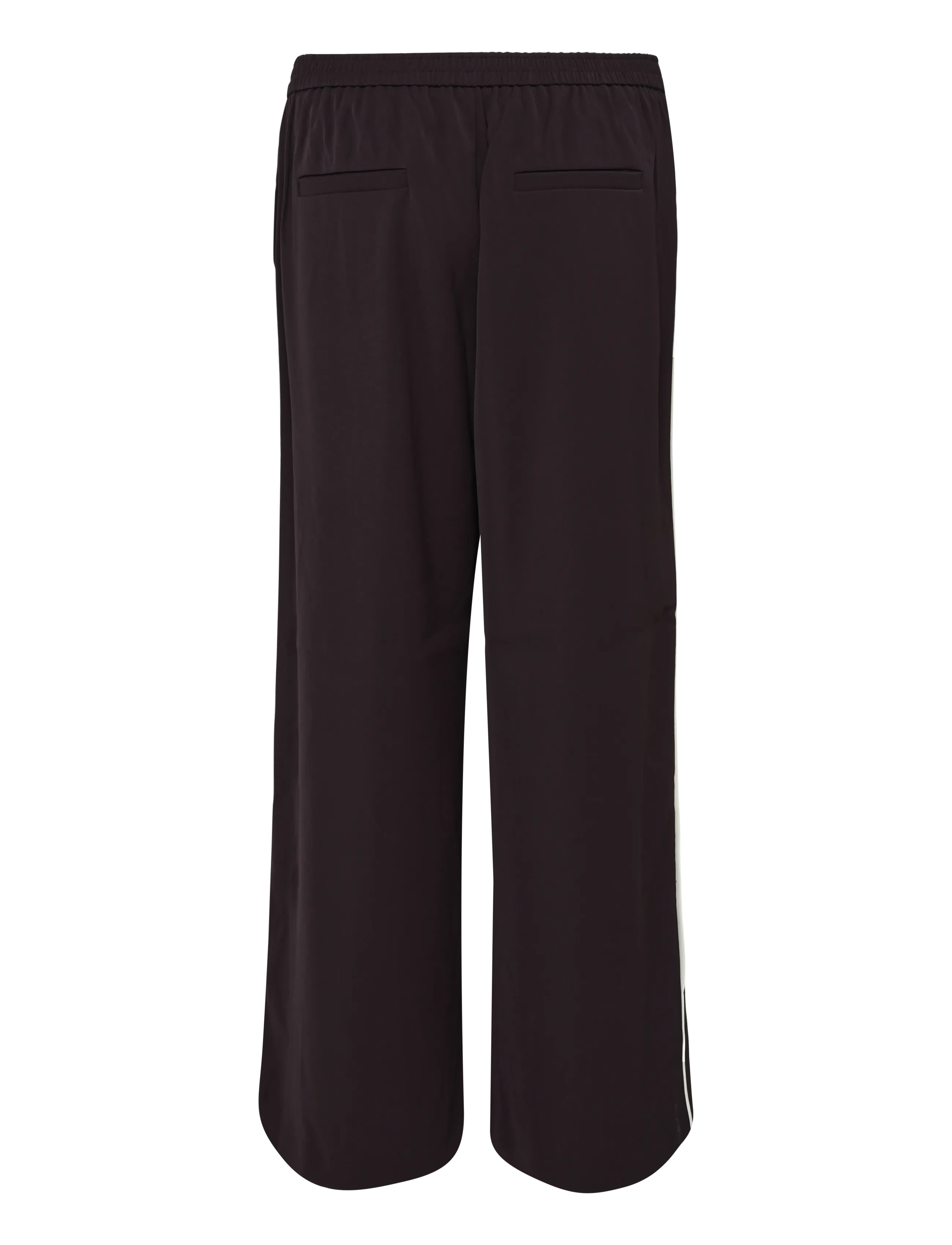 French Connection - VINNIE SUTING SIDE PIPING WIDE LEG TROUSER - sérsniðnar buxur - moch brwn/porc crm - 2