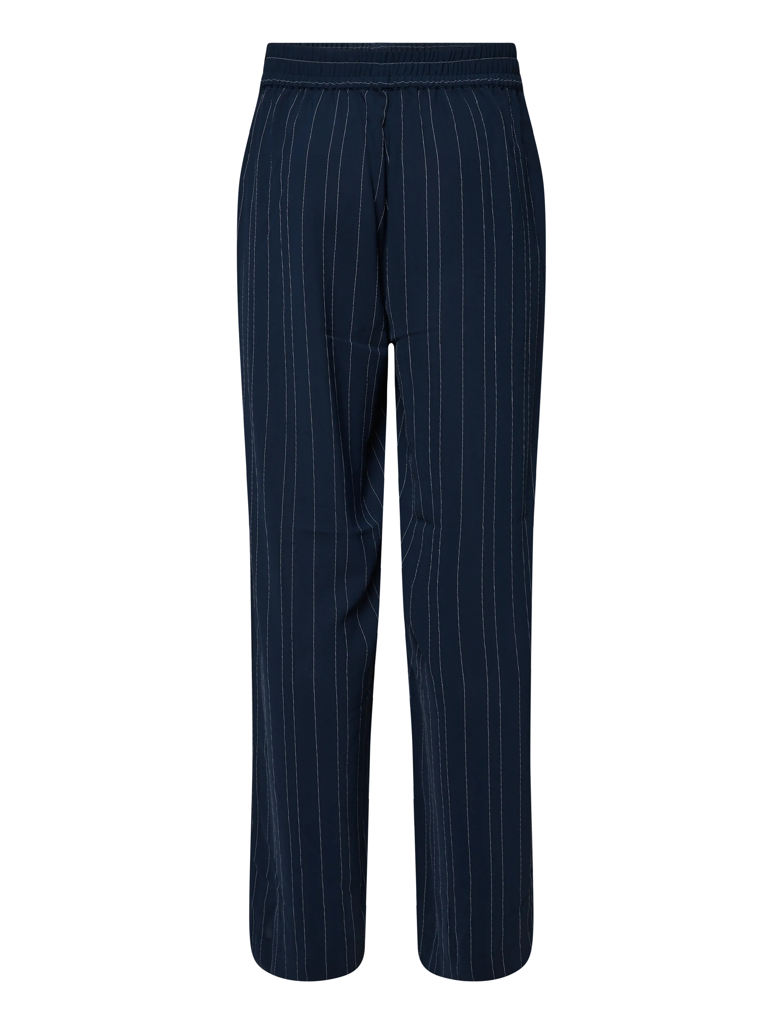 French Connection - ERMA PINSTRIPE WIDE LEG TROUSER - festmode zu outlet-preisen - new nvy/ethe blue - 1