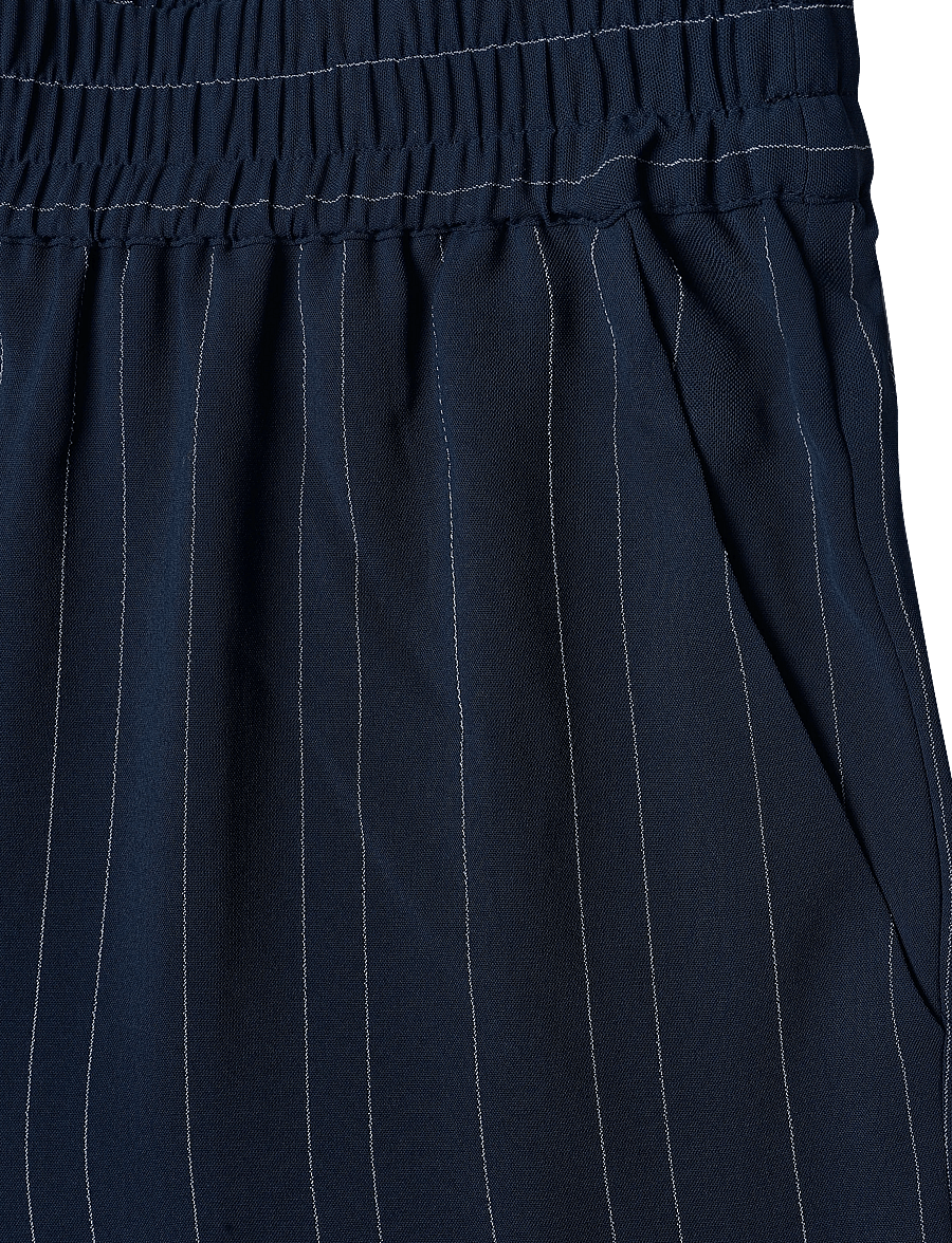 French Connection - ERMA PINSTRIPE WIDE LEG TROUSER - vida byxor - new nvy/ethe blue - 5