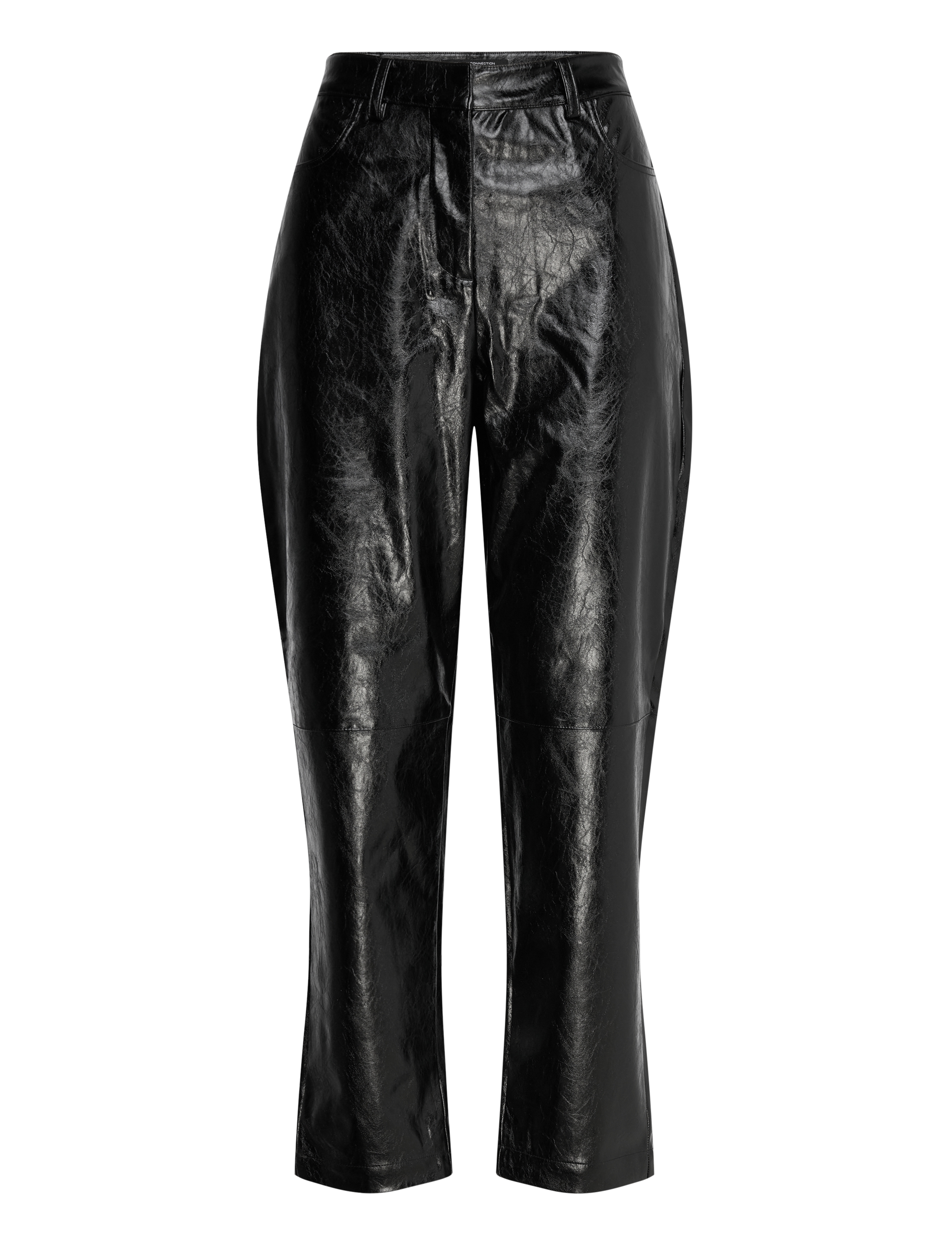 FRENCH CONNECTION Emmett Pu Tapered Hose Schwarz - 38 - Damen