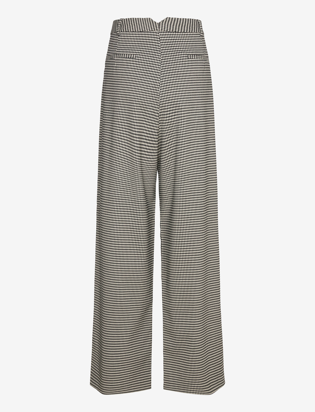 French Connection - HOLDEN HOUNDSTOOTH TROUSER - black/ecru - 1