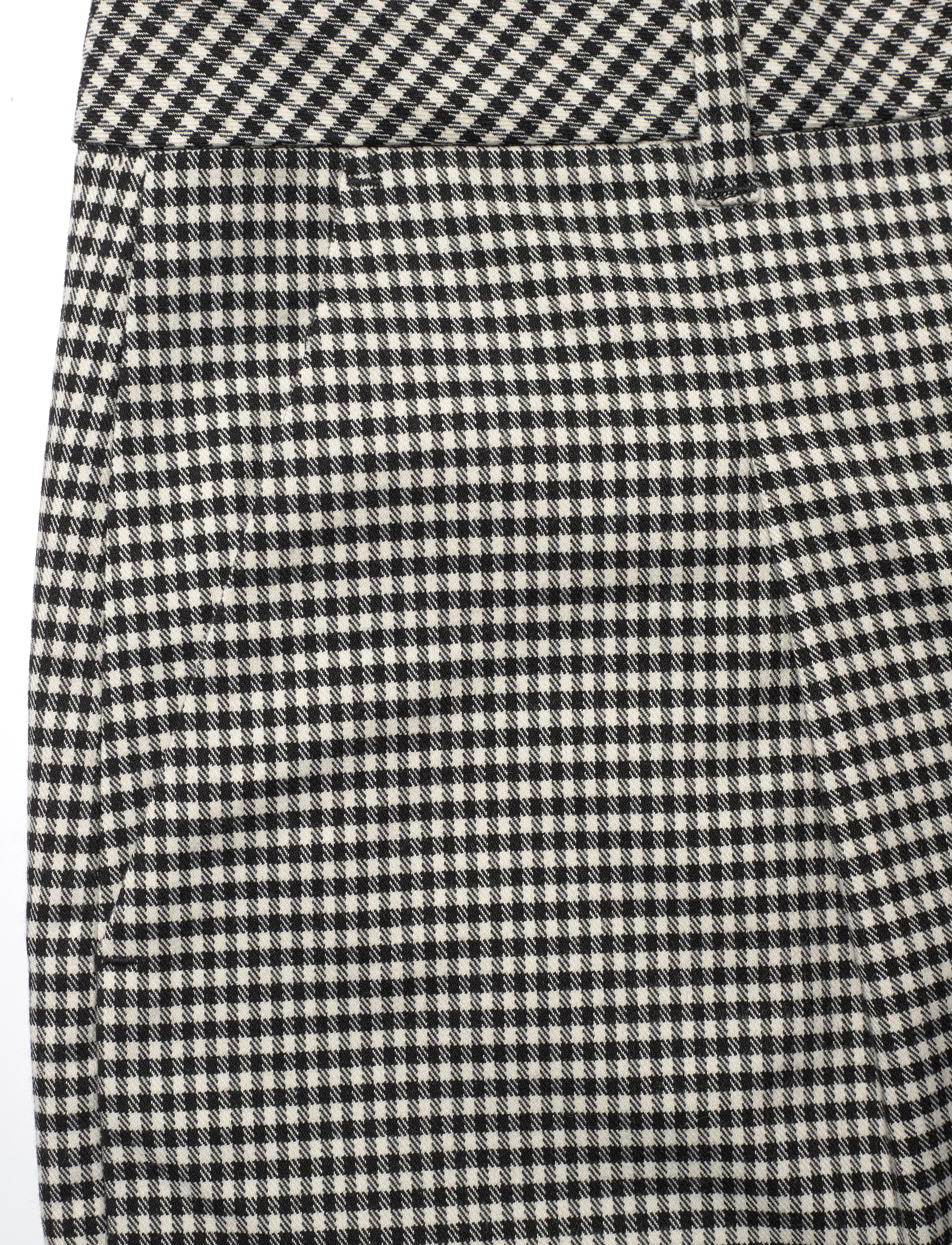 French Connection - HOLDEN HOUNDSTOOTH TROUSER - black/ecru - 2