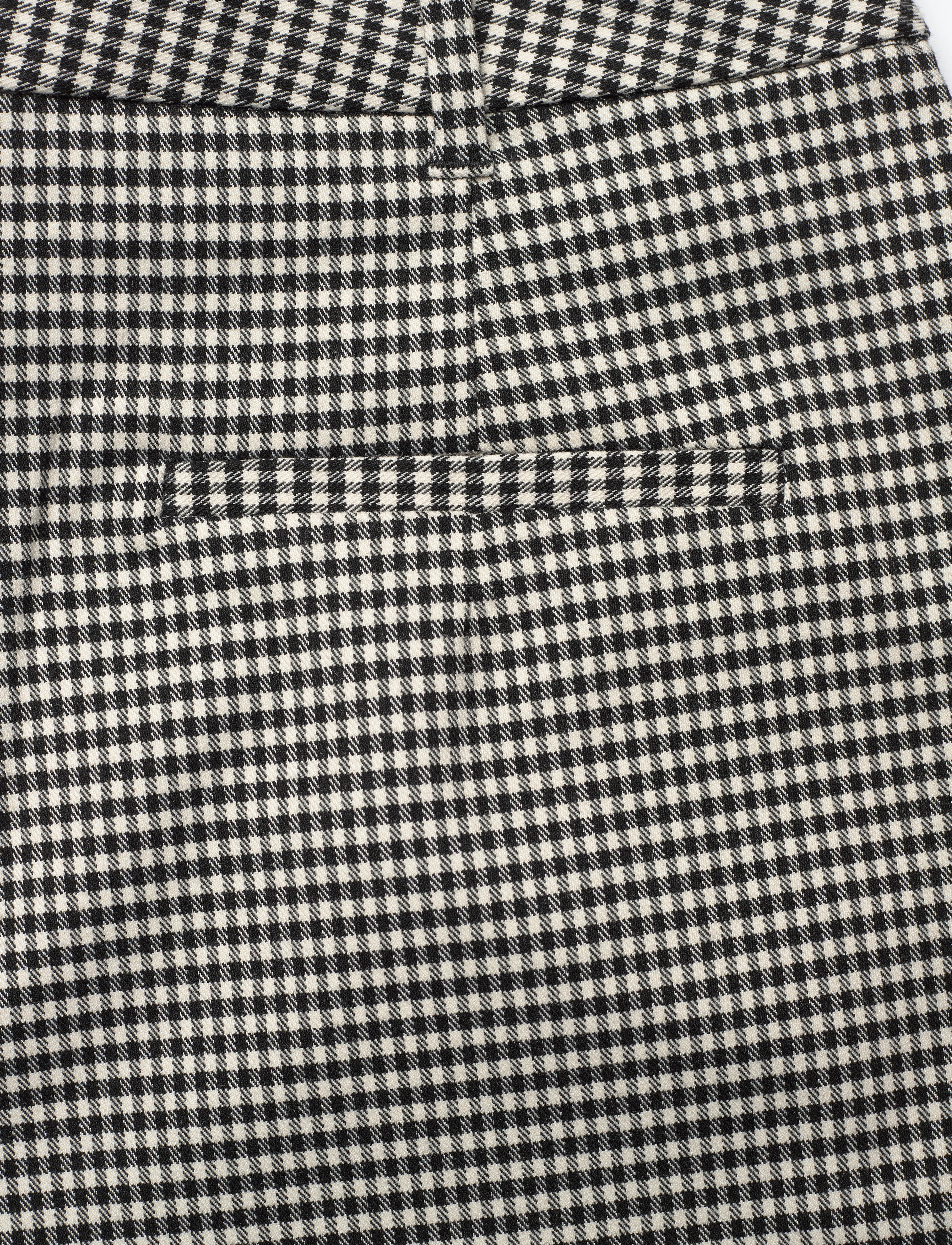 French Connection - HOLDEN HOUNDSTOOTH TROUSER - black/ecru - 4