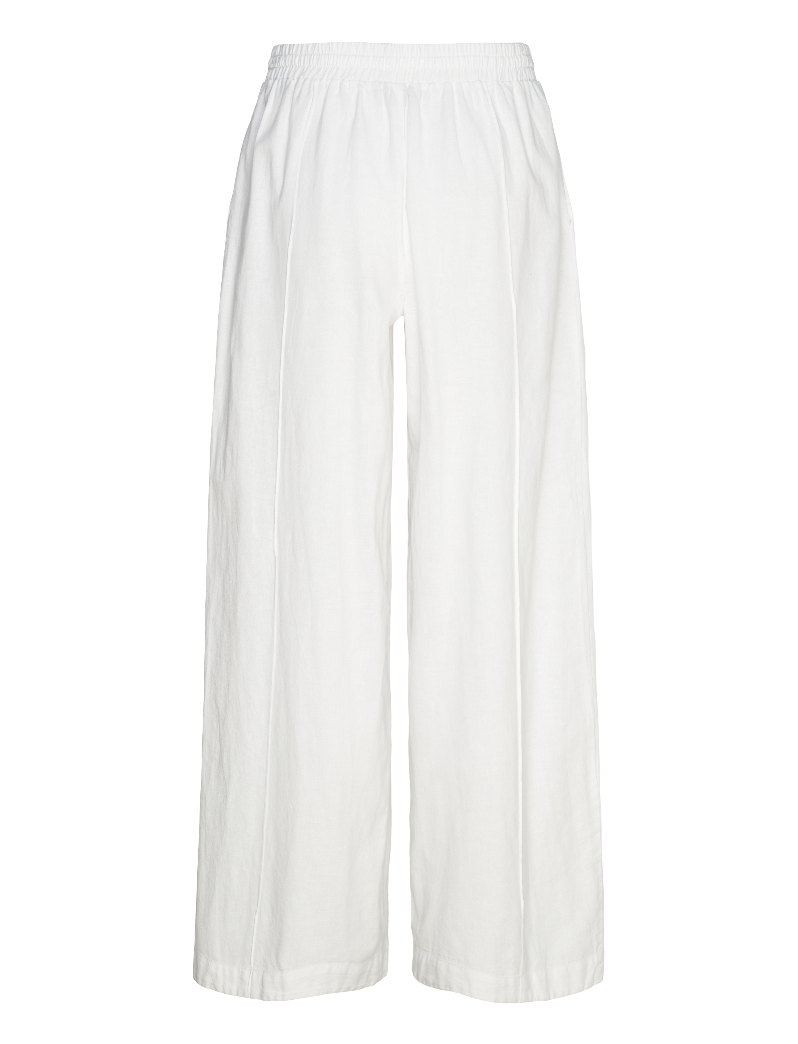 French Connection - CLARE LINEN BLEND TROUSER - linen white - 1