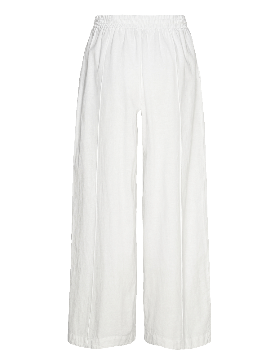French Connection - CLARE LINEN BLEND TROUSER - linen white - 1