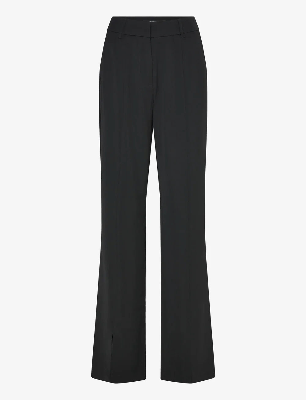 French Connection - VINNIE TAILORED SLIT TROUSER - utsvängda byxor - black - 1