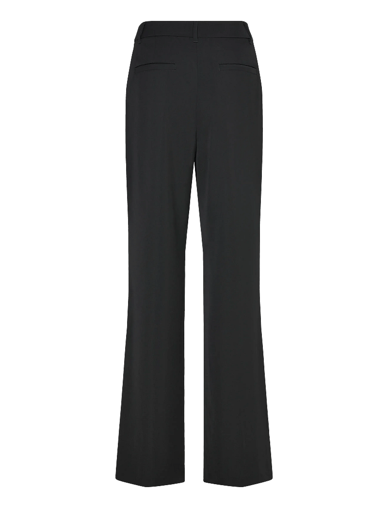 French Connection - VINNIE TAILORED SLIT TROUSER - schlaghose - black - 2