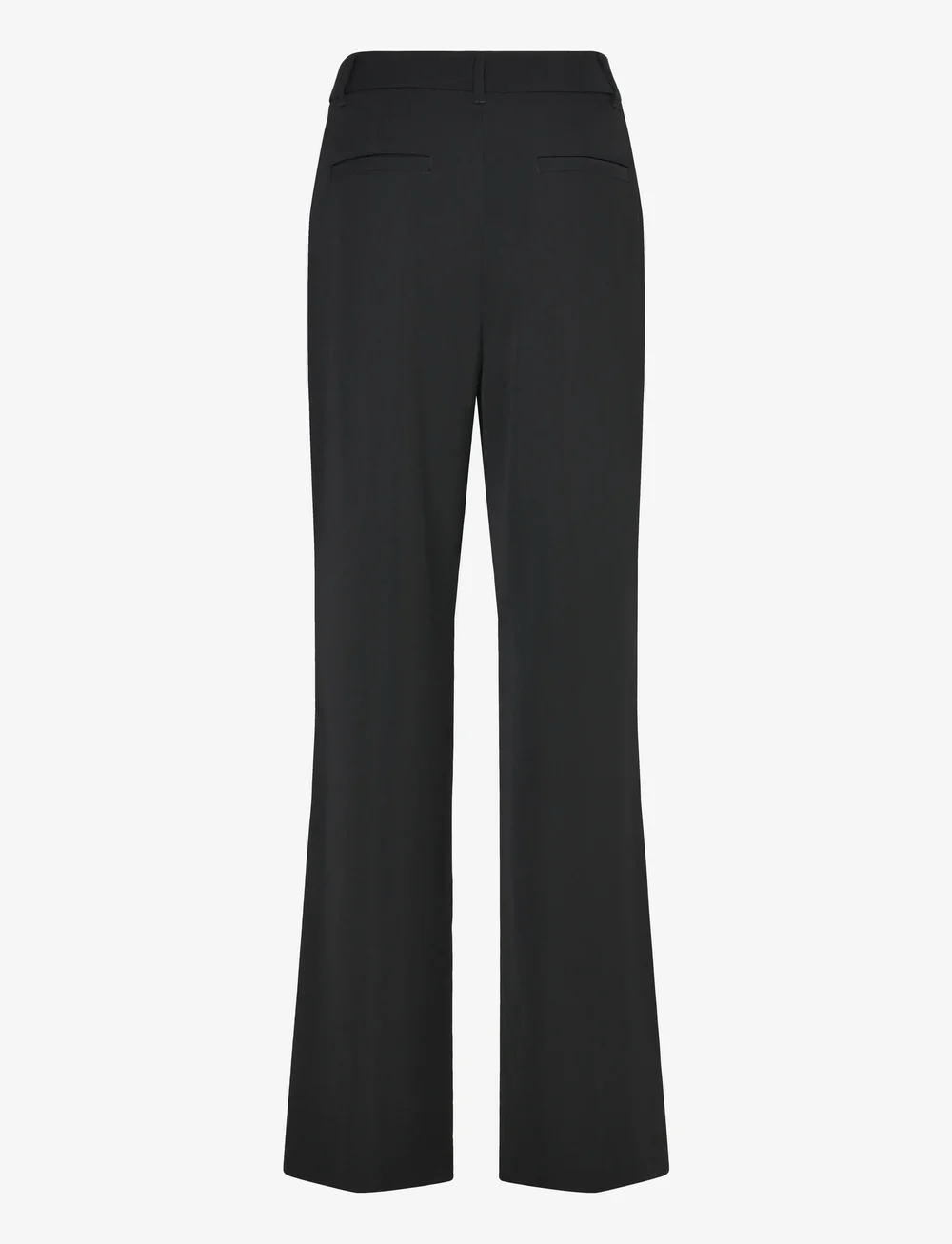 French Connection - VINNIE TAILORED SLIT TROUSER - utsvängda byxor - black - 2