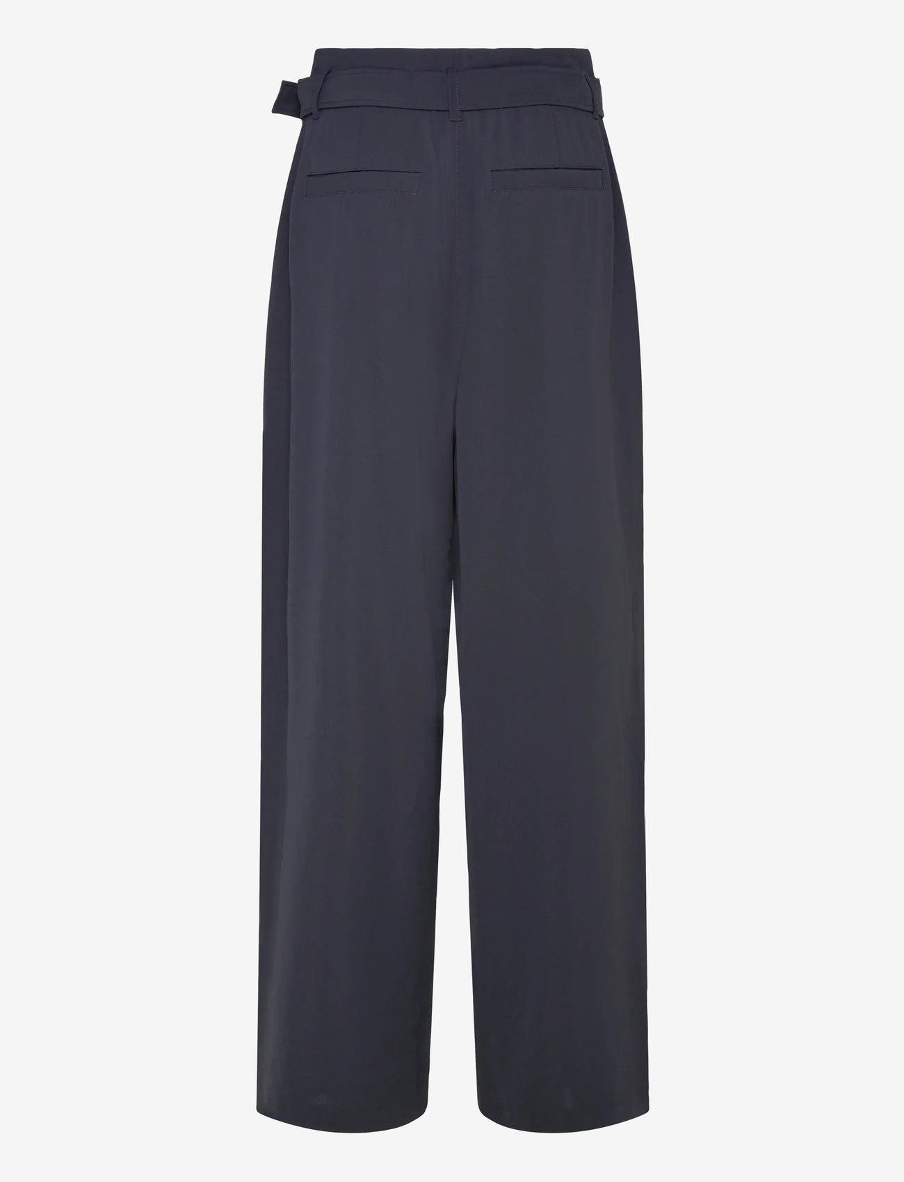 French Connection - VINNIE D.RING BELTED TROUSER - tailored trousers - navy - 2