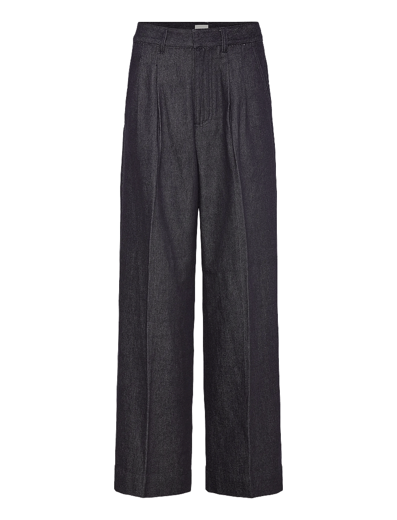 French Connection - FLETCHER WIDE LEG DENIM TROUSE - vida byxor - clean indigo - 1