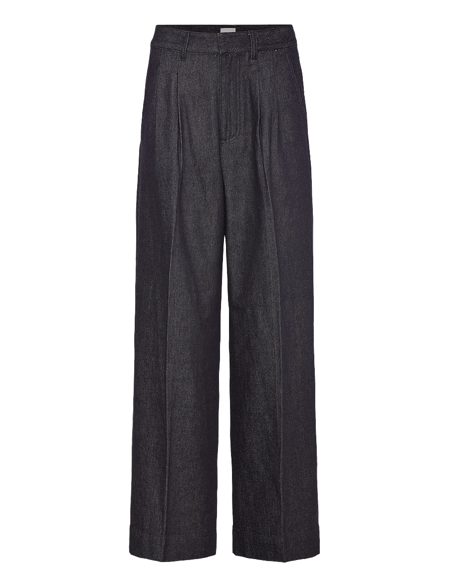 French Connection - FLETCHER WIDE LEG DENIM TROUSE - bukser med brede ben - clean indigo - 1
