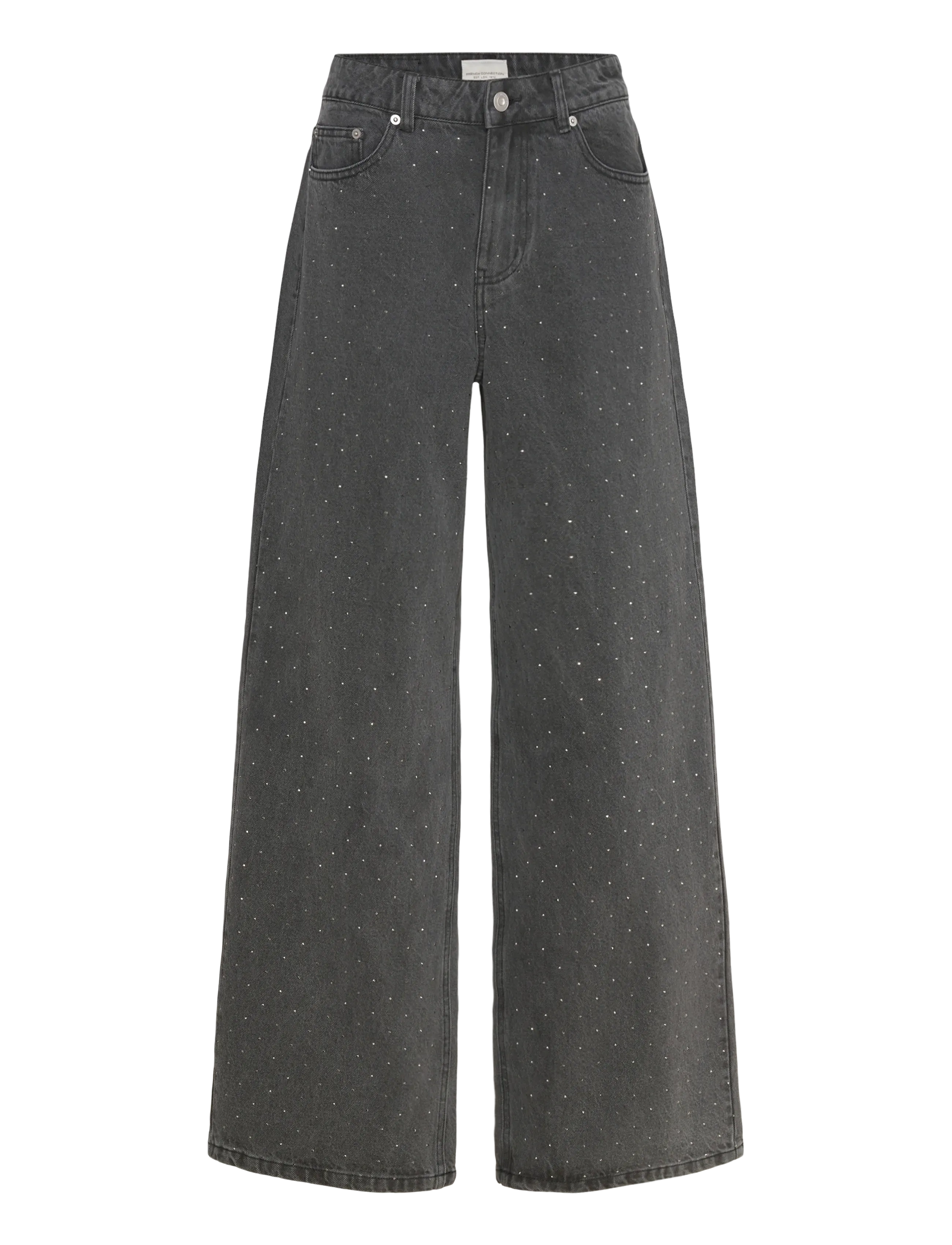 RALPHIE DENIM EMBELLISHED JEAN - CHARCOAL GREY