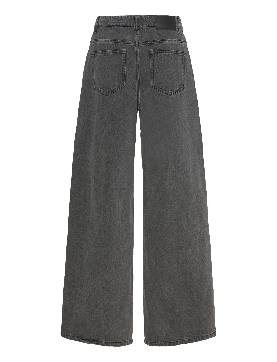 French Connection - RALPHIE DENIM EMBELLISHED JEAN - platūs džinsai - charcoal grey - 2