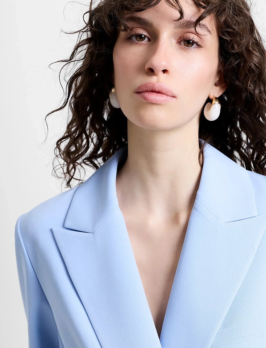 French Connection - SAMMIE DOUBLE BREASTED BLAZER - dubbelknäppta kavajer - mid pretty blue - 3