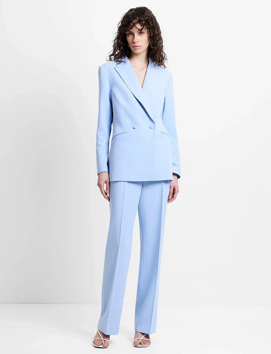 French Connection - SAMMIE DOUBLE BREASTED BLAZER - dubbelknäppta kavajer - mid pretty blue - 4